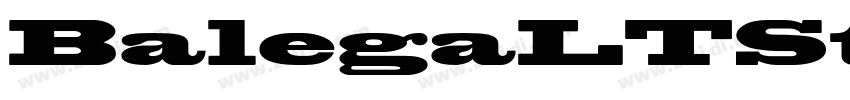 BalegaLTStd 中字体转换